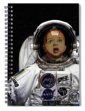 Space Baby - Spiral Notebook Spiral Notebook Pixels 6" x 8"  