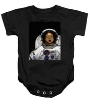 Space Baby - Baby Onesie Baby Onesie Pixels Black Small 