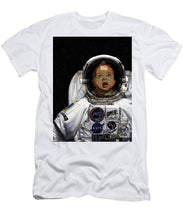 Space Baby - Men's T-Shirt (Athletic Fit) Men's T-Shirt (Athletic Fit) Pixels White Small 