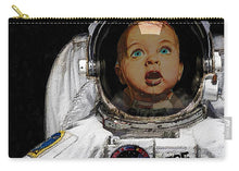Space Baby - Carry-All Pouch Carry-All Pouch Pixels Medium (9.5" x 6")  