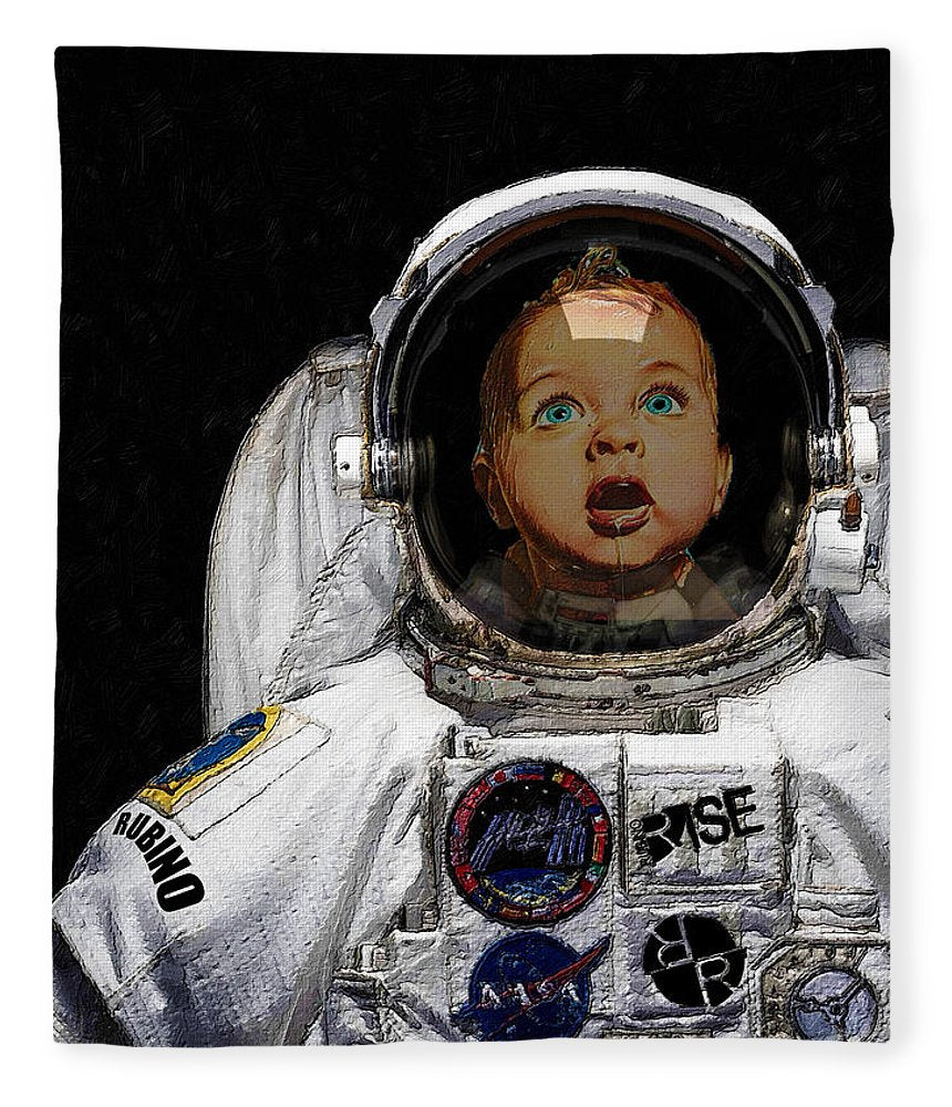 Space Baby - Blanket Blanket Pixels 50