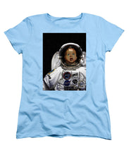 Space Baby - Women's T-Shirt (Standard Fit) Women's T-Shirt (Standard Fit) Pixels Light Blue Small 