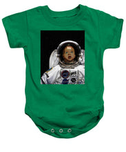 Space Baby - Baby Onesie Baby Onesie Pixels Kelly Green Small 