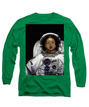 Space Baby - Long Sleeve T-Shirt Long Sleeve T-Shirt Pixels Kelly Green Small 