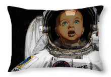 Space Baby - Throw Pillow Throw Pillow Pixels 20" x 14" Yes 