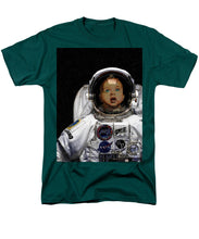 Space Baby - Men's T-Shirt  (Regular Fit) Men's T-Shirt (Regular Fit) Pixels Hunter Green Small 