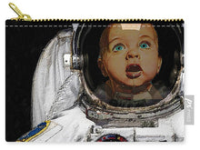 Space Baby - Carry-All Pouch Carry-All Pouch Pixels Small (6" x 4")  