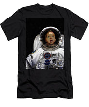 Space Baby - Men's T-Shirt (Athletic Fit) Men's T-Shirt (Athletic Fit) Pixels Black Small 