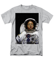 Space Baby - Men's T-Shirt  (Regular Fit) Men's T-Shirt (Regular Fit) Pixels Heather Small 