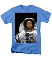 Space Baby - Men's T-Shirt  (Regular Fit) Men's T-Shirt (Regular Fit) Pixels Carolina Blue Small 