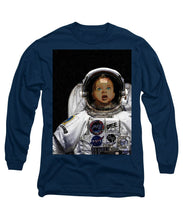 Space Baby - Long Sleeve T-Shirt Long Sleeve T-Shirt Pixels Navy Small 