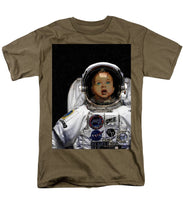 Space Baby - Men's T-Shirt  (Regular Fit) Men's T-Shirt (Regular Fit) Pixels Safari Green Small 