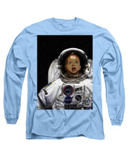 Space Baby - Long Sleeve T-Shirt Long Sleeve T-Shirt Pixels Carolina Blue Small 