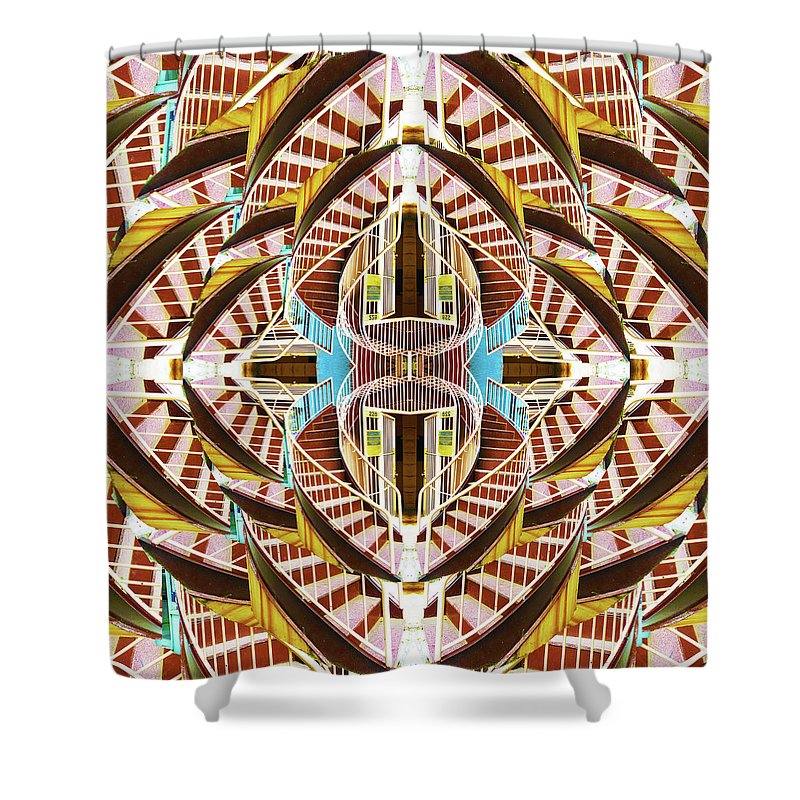 Spiral Staircase - Shower Curtain