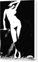 Standing Nude - Canvas Print
