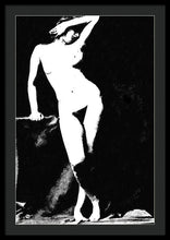 Standing Nude - Framed Print