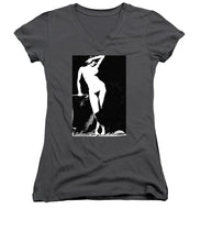 Standing Nude - Women's V-Neck (Athletic Fit)