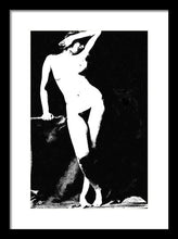 Standing Nude - Framed Print