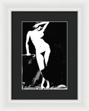 Standing Nude - Framed Print