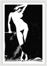 Standing Nude - Framed Print