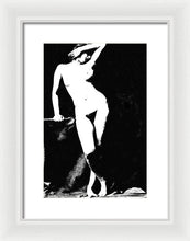 Standing Nude - Framed Print