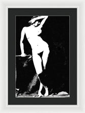 Standing Nude - Framed Print
