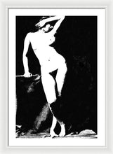 Standing Nude - Framed Print