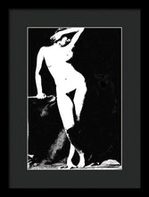 Standing Nude - Framed Print