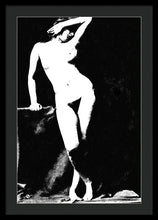 Standing Nude - Framed Print