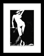 Standing Nude - Framed Print