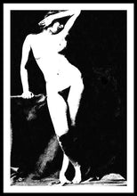Standing Nude - Framed Print