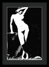 Standing Nude - Framed Print