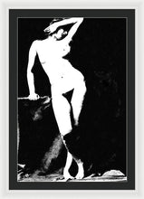 Standing Nude - Framed Print