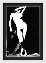 Standing Nude - Framed Print