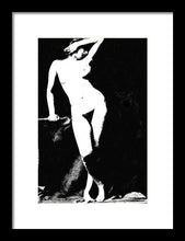 Standing Nude - Framed Print
