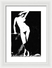 Standing Nude - Framed Print