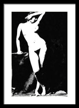 Standing Nude - Framed Print