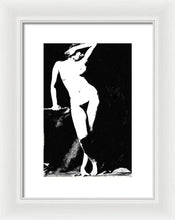 Standing Nude - Framed Print