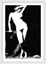 Standing Nude - Framed Print