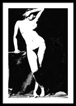 Standing Nude - Framed Print