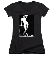 Standing Nude - Women's V-Neck (Athletic Fit)