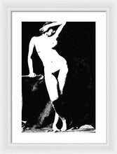 Standing Nude - Framed Print