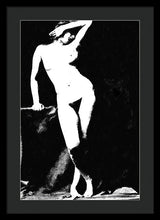 Standing Nude - Framed Print