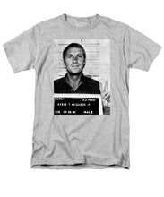 Steve Mcqueen Mug Shot Vertical - Men's T-Shirt  (Regular Fit)