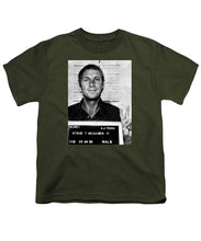 Steve Mcqueen Mug Shot Vertical - Youth T-Shirt