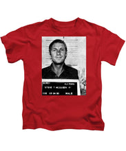 Steve Mcqueen Mug Shot Vertical - Kids T-Shirt