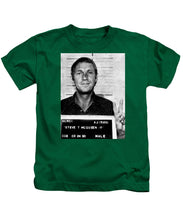 Steve Mcqueen Mug Shot Vertical - Kids T-Shirt