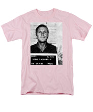 Steve Mcqueen Mug Shot Vertical - Men's T-Shirt  (Regular Fit)
