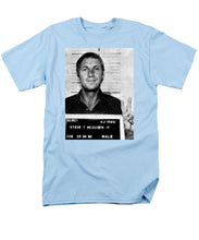 Steve Mcqueen Mug Shot Vertical - Men's T-Shirt  (Regular Fit)