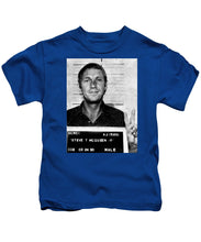 Steve Mcqueen Mug Shot Vertical - Kids T-Shirt